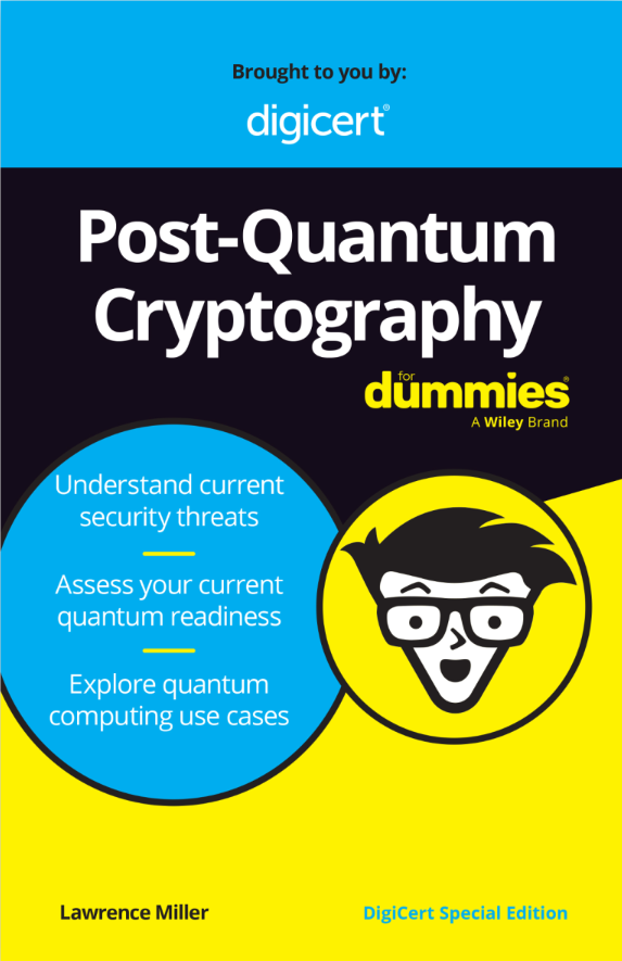 Copertina del libro PQC for Dummies, DigiCert Special Edition